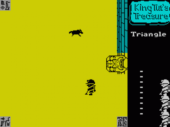 King Tut's Treasure Screenshot 1 (Spectrum 48K)