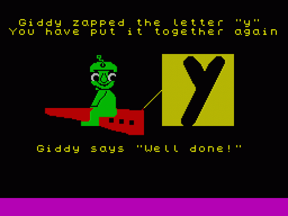 The Giddy Game Show Screenshot 44 (Spectrum 48K)