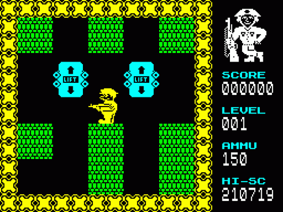 Elevator Boy Screenshot 1 (Spectrum 48K)