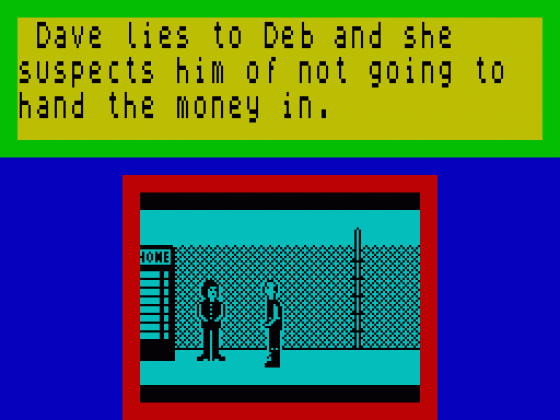 Dave's Dilemmas Part 2 Screenshot 1 (Spectrum 48K)