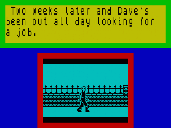 Dave's Dilemmas Part 3 Screenshot 1 (Spectrum 48K)