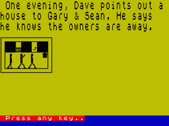The Story Of Dave 3 Screenshot 1 (Spectrum 48K)