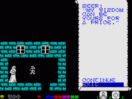 Balachor's Revenge Screenshot 57 (Spectrum 48K/128K)