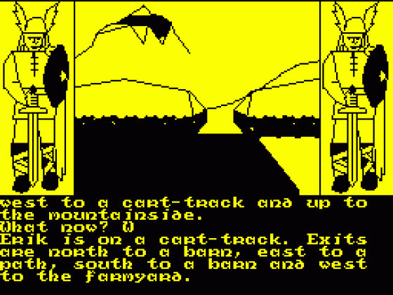 The Saga Of Erik The Viking Screenshot 1 (Spectrum 48K)