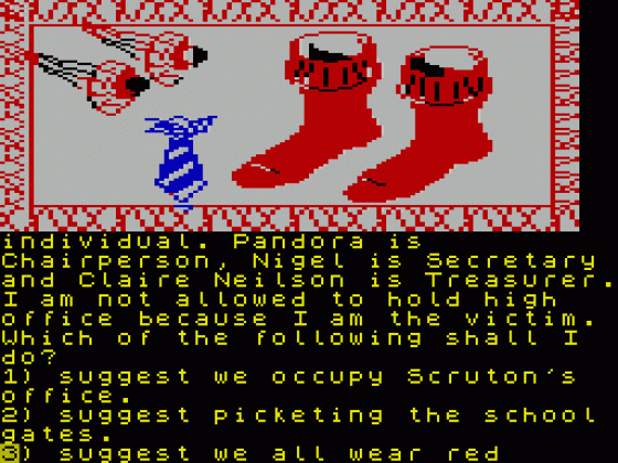 The Secret Diary Of Adrian Mole Screenshot 21 (Spectrum 48K/128K)