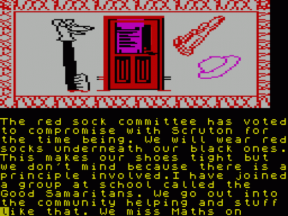 The Secret Diary Of Adrian Mole Screenshot 23 (Spectrum 48K/128K)