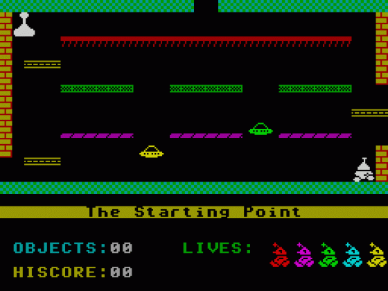 Lil'Alien Screenshot 1 (Spectrum 48K)