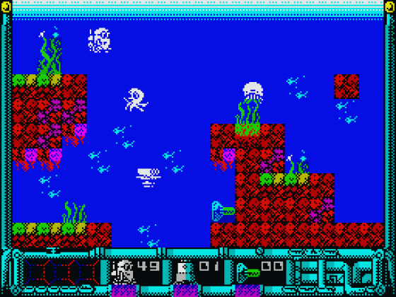 Aquanoids Screenshot 11 (Spectrum 48K/Plus)