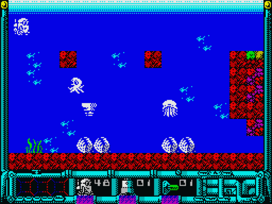 Aquanoids Screenshot 12 (Spectrum 48K/Plus)