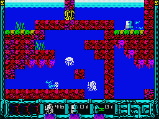 Aquanoids Screenshot 13 (Spectrum 48K/Plus)