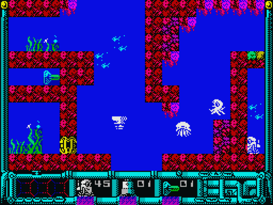 Aquanoids Screenshot 16 (Spectrum 48K/Plus)