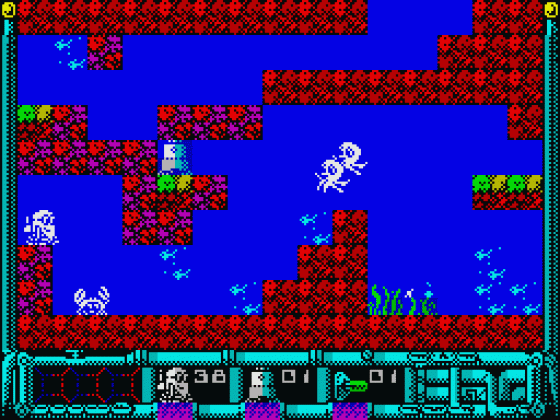 Aquanoids Screenshot 22 (Spectrum 48K/Plus)