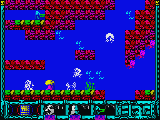 Aquanoids Screenshot 29 (Spectrum 48K/Plus)