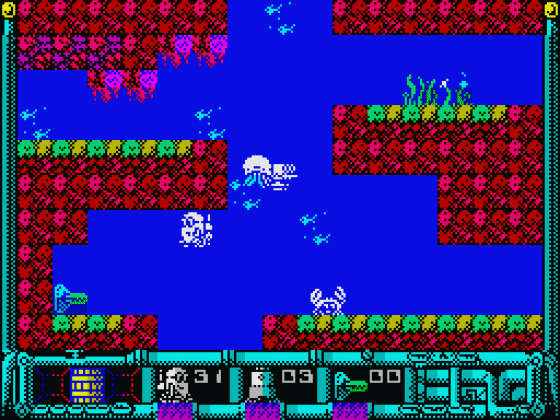 Aquanoids Screenshot 31 (Spectrum 48K/Plus)