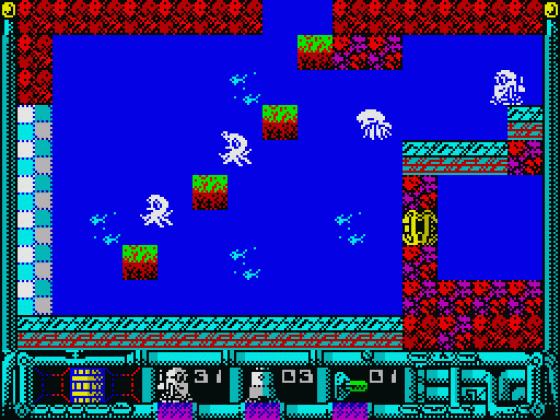 Aquanoids Screenshot 33 (Spectrum 48K/Plus)