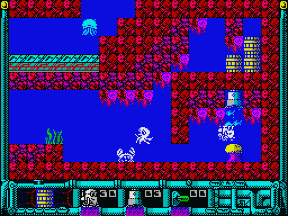 Aquanoids Screenshot 35 (Spectrum 48K/Plus)