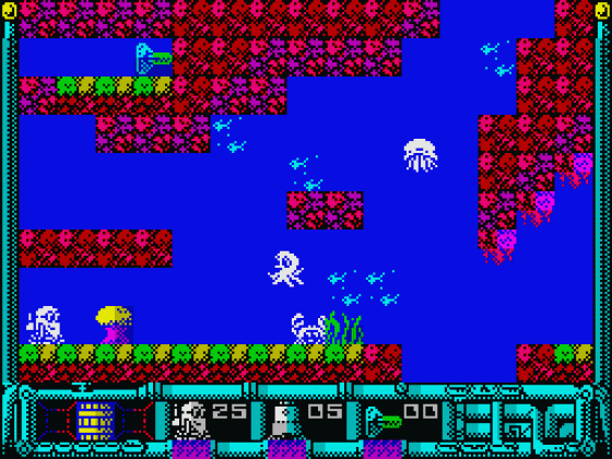 Aquanoids Screenshot 42 (Spectrum 48K/Plus)