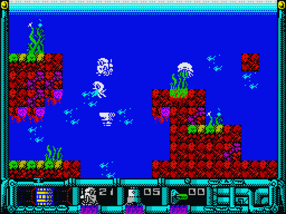 Aquanoids Screenshot 50 (Spectrum 48K/Plus)