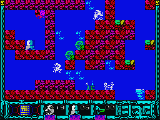 Aquanoids Screenshot 53 (Spectrum 48K/Plus)