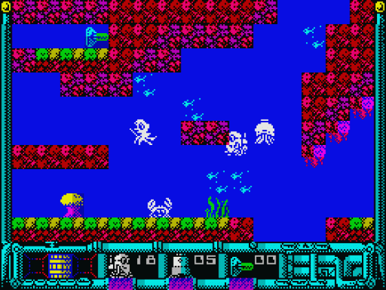 Aquanoids Screenshot 54 (Spectrum 48K/Plus)