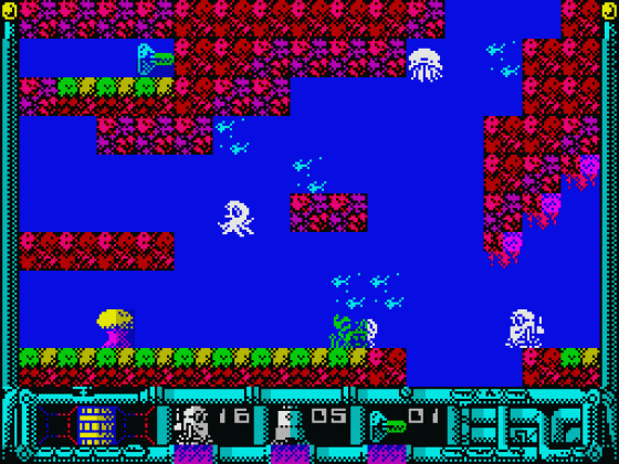 Aquanoids Screenshot 56 (Spectrum 48K/Plus)