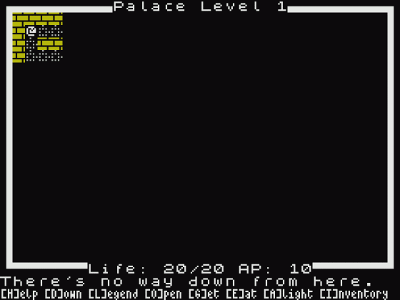 Escape From Cnossus Screenshot 8 (Spectrum 48K/128K/+2/+3)