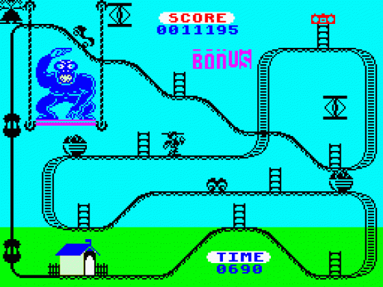 Kong Strikes Back Screenshot 15 (Spectrum 48K)