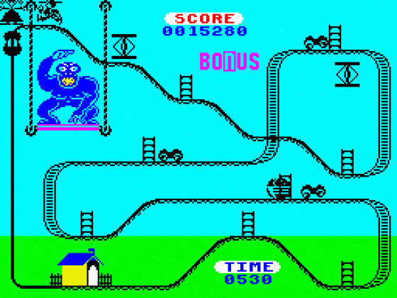 Kong Strikes Back Screenshot 19 (Spectrum 48K)