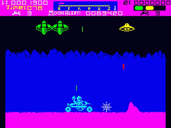 Moon Alert Screenshot 10 (Spectrum 48K)