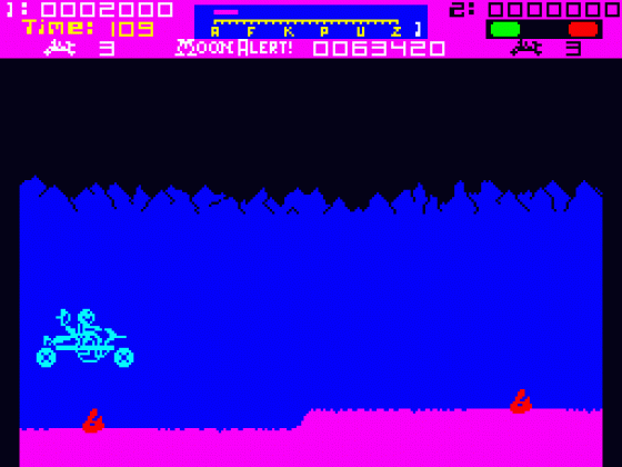 Moon Alert Screenshot 11 (Spectrum 48K)