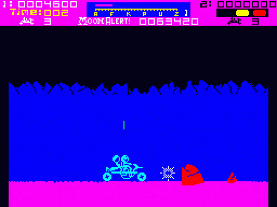 Moon Alert Screenshot 15 (Spectrum 48K)