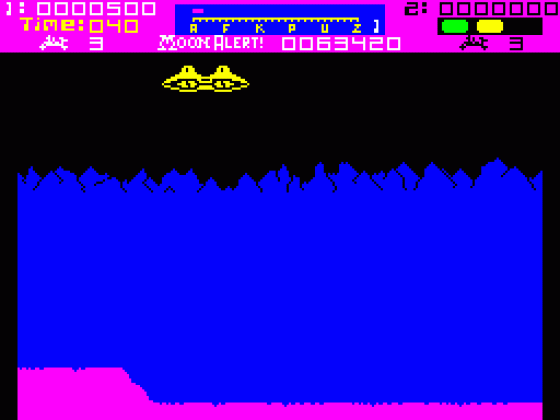 Moon Alert Screenshot 21 (Spectrum 48K)