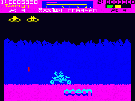 Moon Alert Screenshot 22 (Spectrum 48K)