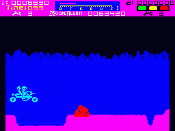 Moon Alert Screenshot 23 (Spectrum 48K)