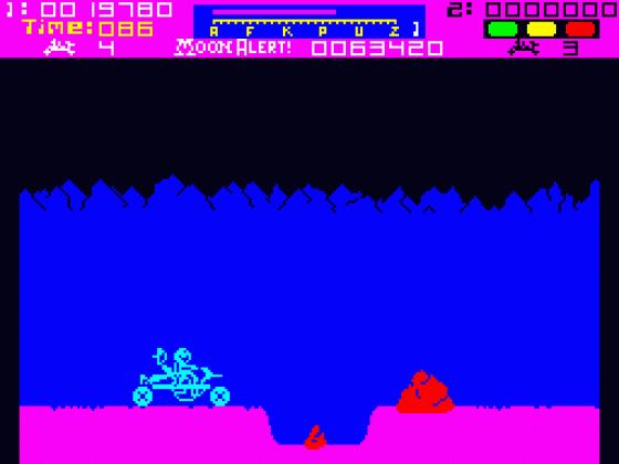 Moon Alert Screenshot 32 (Spectrum 48K)