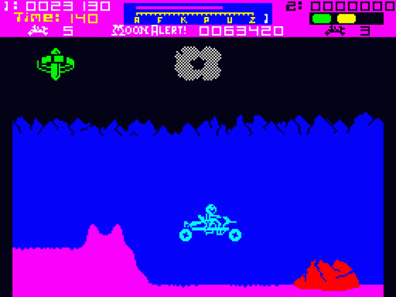 Moon Alert Screenshot 33 (Spectrum 48K)