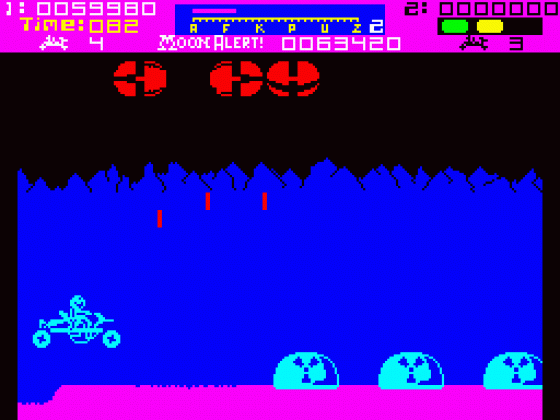 Moon Alert Screenshot 40 (Spectrum 48K)