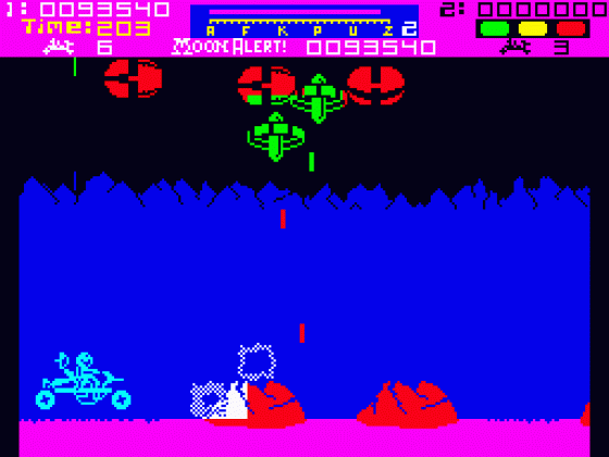 Moon Alert Screenshot 42 (Spectrum 48K)