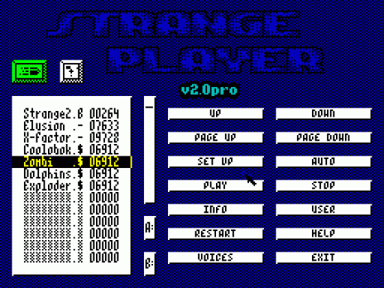STrange Player Screenshot 1 (Spectrum 48K)