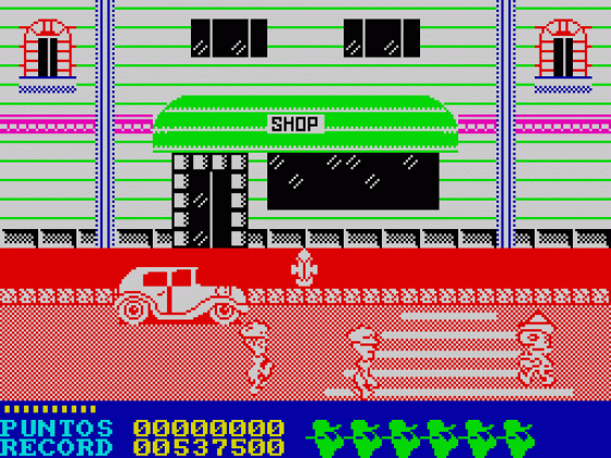 Cosa Nostra Screenshot 1 (Spectrum 48K)