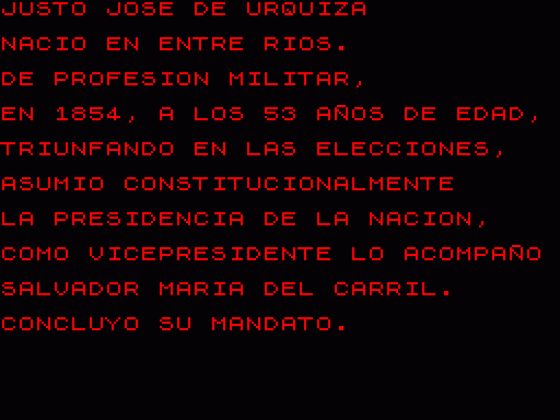 Presidentes y Vicepresidentes Screenshot