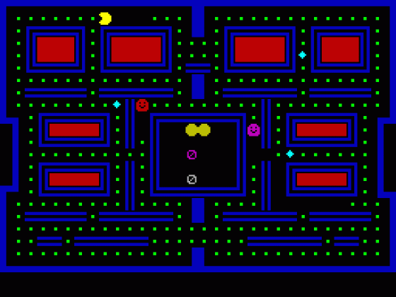 Ghost Gobbler Screenshot 1 (Spectrum 48K)