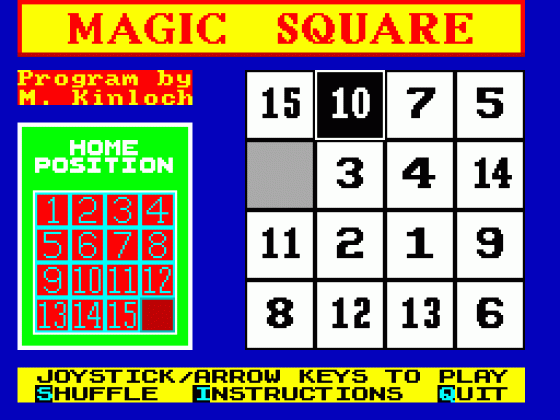 Magic Square Screenshot