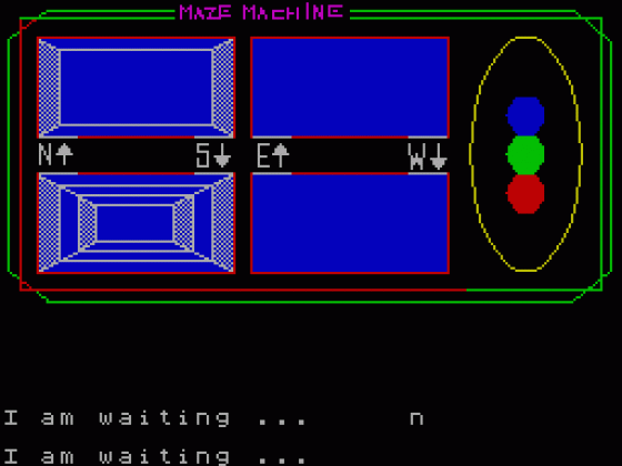 Maze Machine Screenshot 1 (Spectrum 48K/128K)