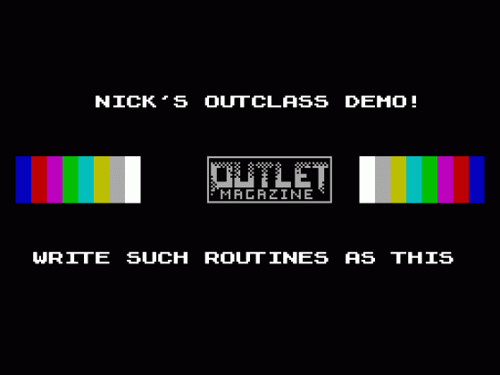 Nick's Outclass Demo! Screenshot