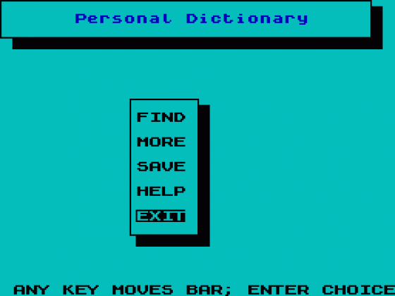 Personal Dictionary Screenshot