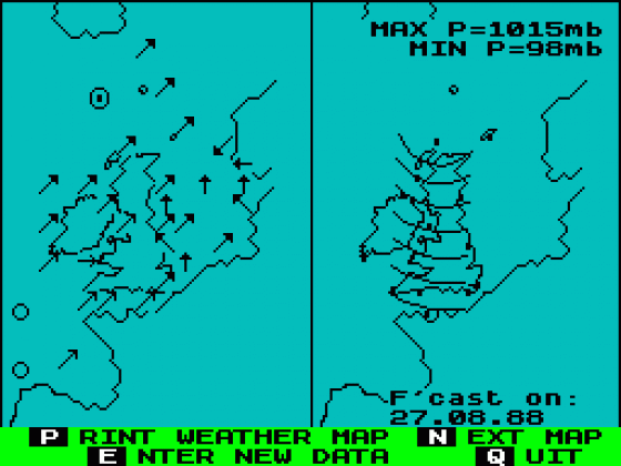 Weathermap Screenshot