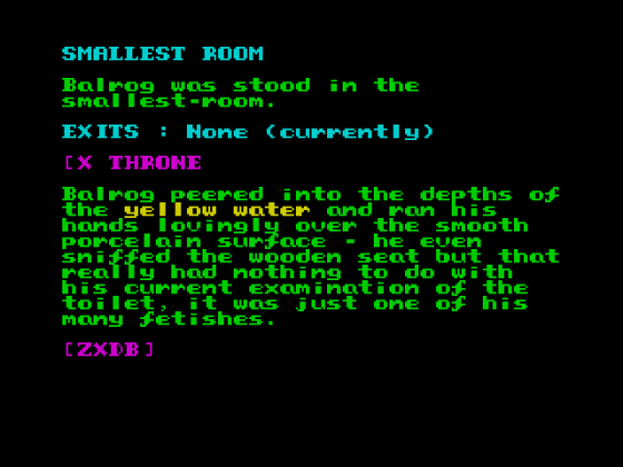 Behind Closed Doors 8: The Pandemic Screenshot 1 (Spectrum 48K)