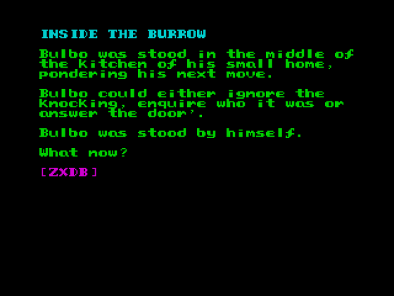 Bulbo's Intrepid Adventure Screenshot 1 (Spectrum 48K)