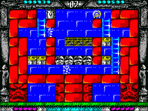 Karlos Und Schatze Der Azteken Screenshot 1 (Spectrum 48K/128K/+2/+3)